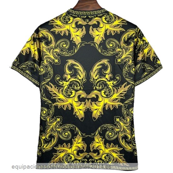 Nuevo Tailandia Especial Camiseta Italia 2024 Amarillo Negro Baratas